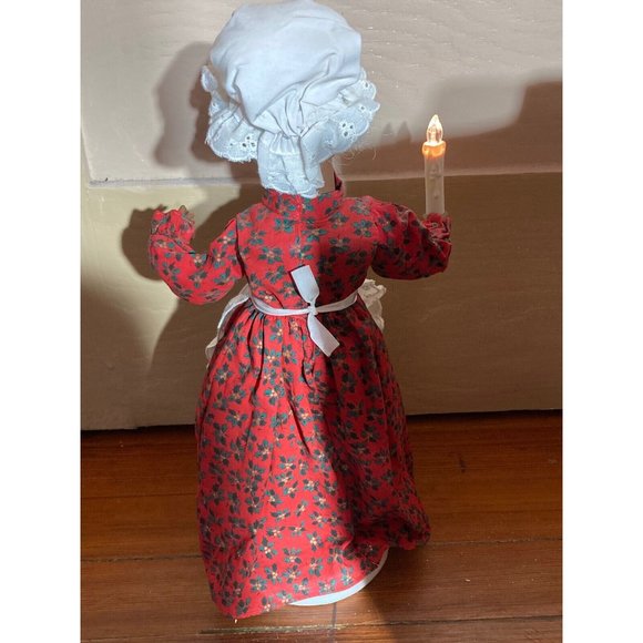 VTG Telco Motionettes Christmas MRS AFRICAN AMERICAN CLAUSE Animated 16" WORKS - Picture 5 of 6